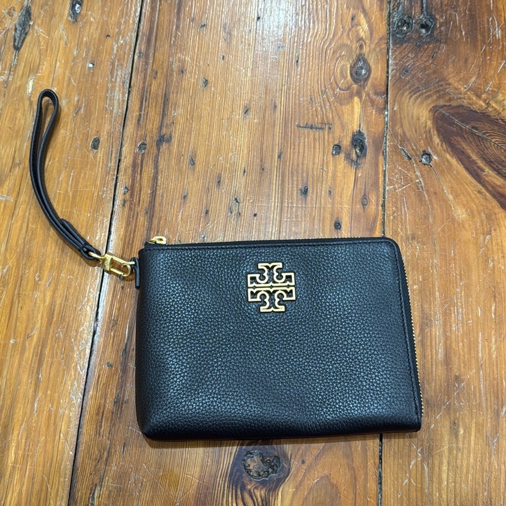 Tory Burch Black Wristlet Clutch